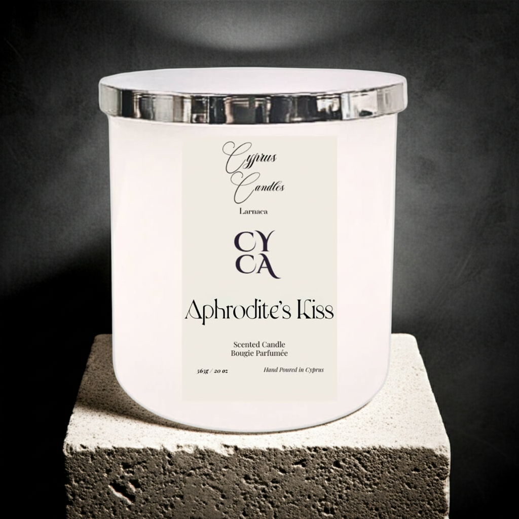 Cyprus Aphrodite's Kiss - Peach Candle