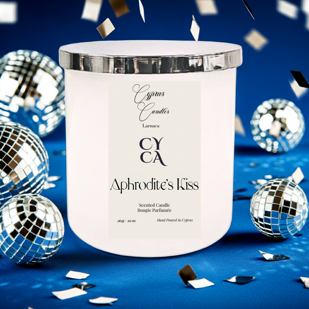 Cyprus Aphrodite's Kiss - Peach Candle