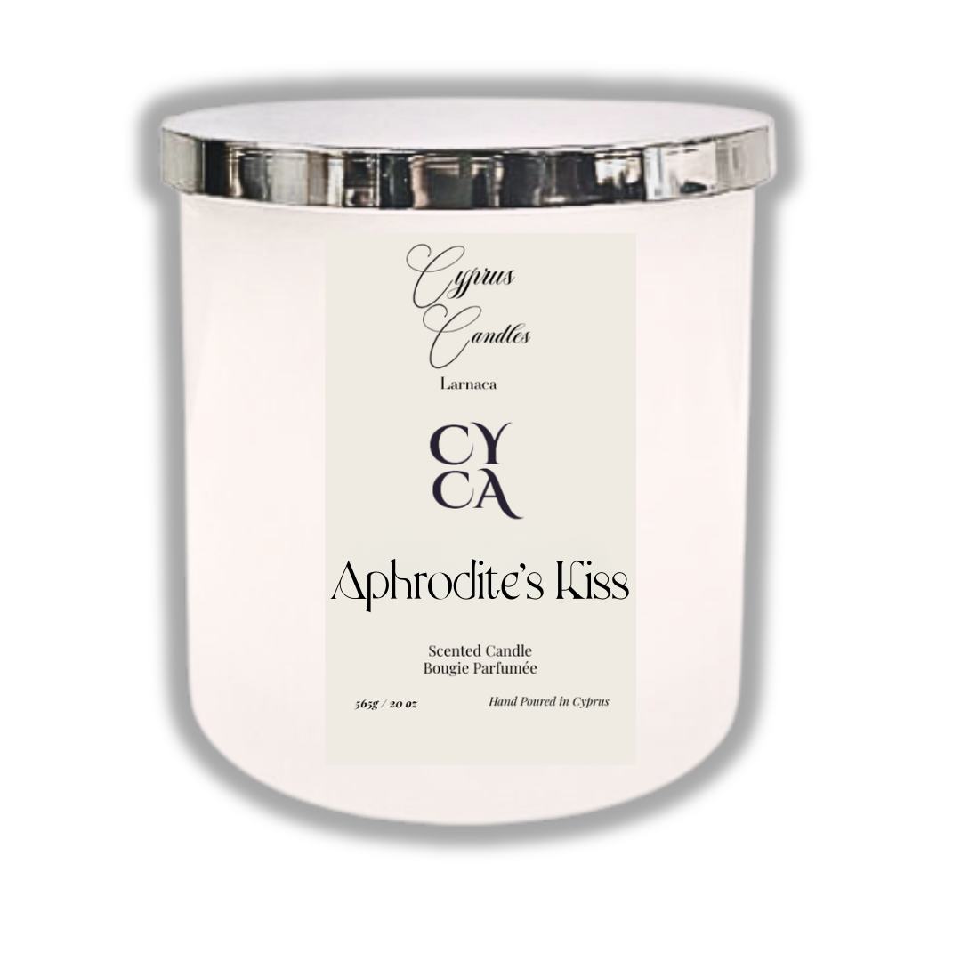Cyprus Aphrodite's Kiss - Peach Candle