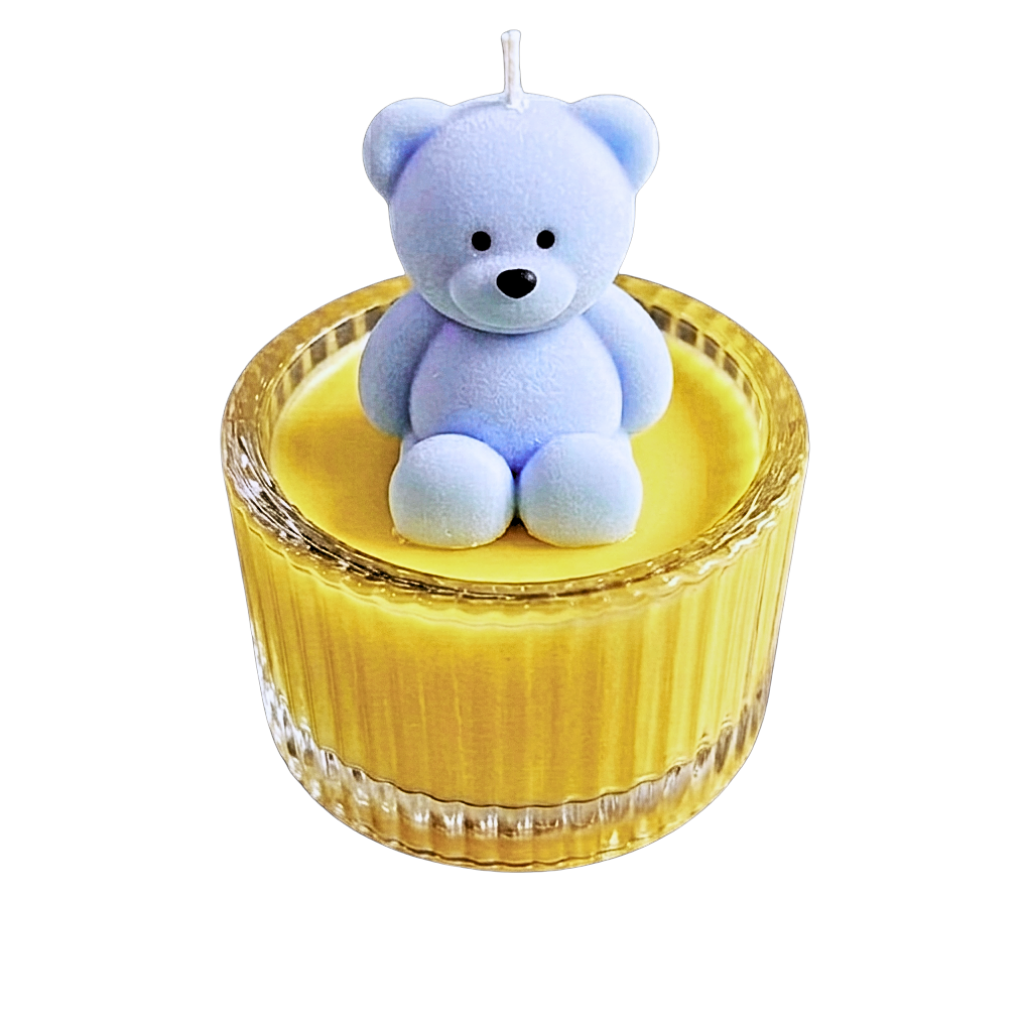 Teddy Bear Candle Gift — Baby Shower, Wedding & Event Favours